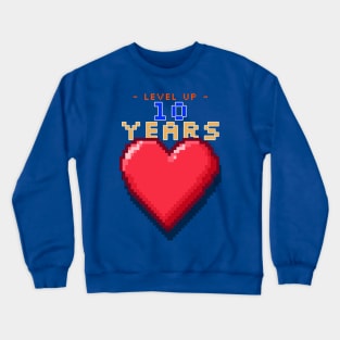 Anniversary - Level Up 10 Years Crewneck Sweatshirt